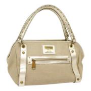 Burberry Vintage Pre-owned Laeder handvskor Beige, Dam