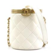 Chanel Vintage Pre-owned Laeder chanel-vskor White, Dam