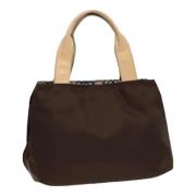 Burberry Vintage Pre-owned Nylon totevskor Brown, Dam