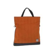 MCM Pre-owned Pre-owned Nylon handvskor Orange, Dam