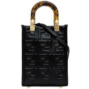 Fendi Vintage Pre-owned Laeder fendi-vskor Black, Dam