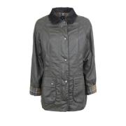 Barbour Grön Sammet Krage Jacka Green, Dam