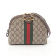 Gucci Vintage Pre-owned Belagd canvas gucci-vskor Beige, Dam