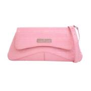 Balenciaga Vintage Pre-owned Laeder handvskor Pink, Dam