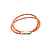 Hermès Vintage Pre-owned Laeder armband Orange, Dam