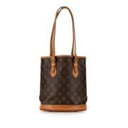 Louis Vuitton Vintage Pre-owned Canvas axelremsvskor Brown, Dam