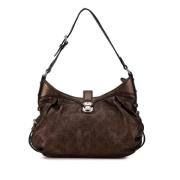 Louis Vuitton Vintage Pre-owned Laeder handvskor Brown, Dam