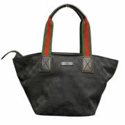 Gucci Vintage Pre-owned Canvas gucci-vskor Black, Dam