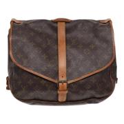 Louis Vuitton Vintage Pre-owned Canvas louis-vuitton-vskor Brown, Dam