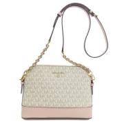 Michael Kors Pre-owned Pre-owned Tyg axelremsvskor Beige, Dam