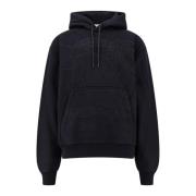 Burberry Svart Sweatshirt Hoodie Aw24 Black, Herr