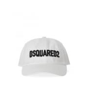 Dsquared2 Off White Stilig Hatt White, Herr