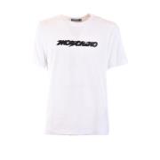 Moschino Klassisk vit T-shirt för män White, Herr