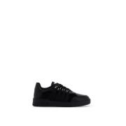 Moschino Streetball Sneakers med Mesh och Läder Black, Herr