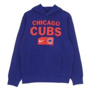 Nike Chicago Cubs Logo Hoodie Pullover Blue, Herr