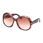 Tom Ford Stiliga solglasögon Ft1010 Brown, Dam