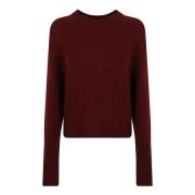 Allude Valentine Sweatshirts för Kvinnor Aw24 Red, Dam