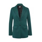 Riani Fitted Jersey Blazer Green, Dam