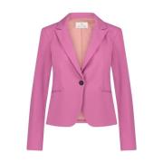 Jane Lushka Elvira Blazer Technical Jersey Purple, Dam