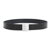 Givenchy Svart Reversibelt med 4G Spänne Black, Herr