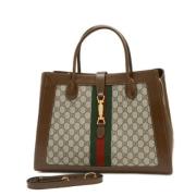 Gucci Vintage Pre-owned Tyg gucci-vskor Beige, Dam