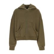 Entire Studios Oversize Army Green Bomulls Sweatshirt Green, Herr