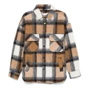 Barrow Rutig Flanell Overshirt med Björnfoder Multicolor, Herr