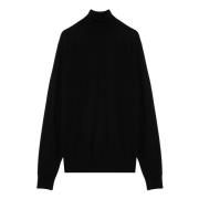 Drumohr Stilren Turtleneck Tröja Black, Herr