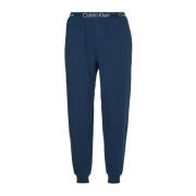 Calvin Klein Lett Jogger Sweatpants Blue, Herr