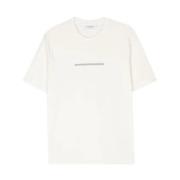 Calvin Klein T-shirt med präglat logotyp i vitt White, Herr