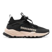 Dsquared2 Platta Sneakers för Kvinnor Black, Herr