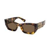 Miu Miu Habana Stil Solglasögon Brown, Unisex