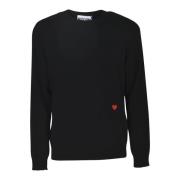 Moschino Stiliga Sweaters Kollektion Black, Herr