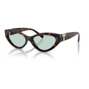 Tiffany Cat-Eye Solglasögon Stiligt Design Brown, Dam