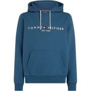 Tommy Hilfiger Blå Tröja Bomull/Polyester Blandning Regular Fit Blue, ...