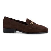 Tamaris Brun Mocka Loafer med Blockklack Brown, Dam