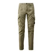 C.p. Company Funktionella Cargo Byxor med Stretch Sateen Green, Herr