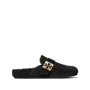 Tory Burch Svarta Slip-On Sandaler med Logodetalj Black, Dam