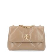 Tory Burch Diamant Quilt Taupe Sängkläder Set Brown, Dam