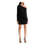 Giuseppe Di Morabito Asymmetrisk Jersey Miniklänning Black, Dam