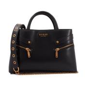 Guess Trendig Girlfriend Style Handväskor Black, Dam