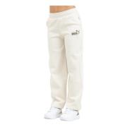 Puma Sportiga Beige Dambyxor White, Dam