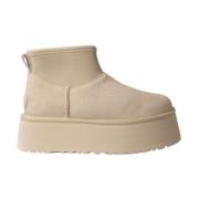 UGG Vit Puffer Mini Boot för Kvinnor White, Dam