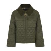 Barbour Quiltade Jackor för Stiliga Outfits Green, Dam