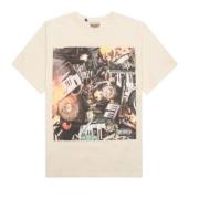 Gallery Dept. Misery Tee i vitt, Streetwear Statement Beige, Herr