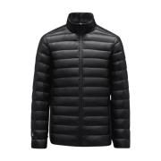 Moncler Svart Nylon Vosges Pufferjacka Black, Herr