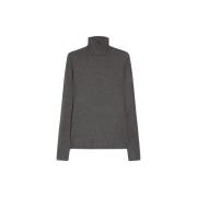 Max Mara Weekend Stretch viskos jersey topp Gray, Dam