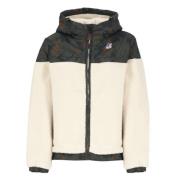 K-Way Ivory Tech Tyg Jacka med Huva Beige, Dam