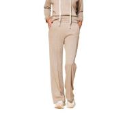 Mason's Lurex Chino Byxor Straight Fit Beige, Dam