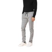 Mason's Slim Fit Ull Chino Jogger Byxor Gray, Herr